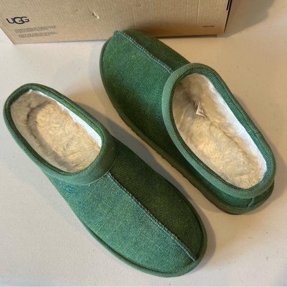 Ugg Men's Tasman Natural Slipper in Green - Picture 3 of 15
